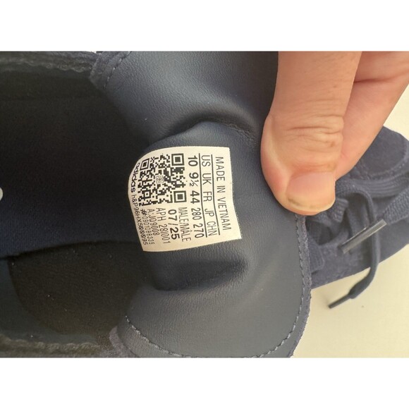 Adidas Originals Stadt Sneakers Mens 10 Navy Light Blue Suede Gum Sole Terrace main image 4